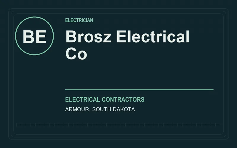 Brosz Electrical Co in Armour, South Dakota