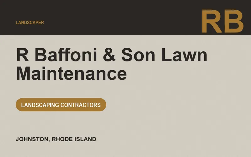 R Baffoni & Son Lawn Maintenance in Johnston, Rhode Island
