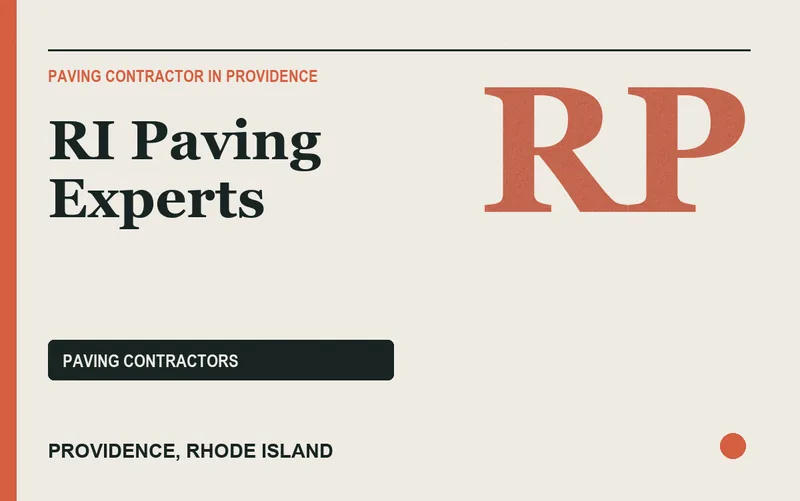 RI Paving Experts in Providence, Rhode Island
