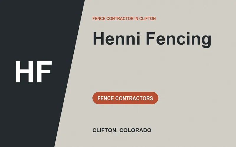 Henni Fencing in Clifton, Colorado