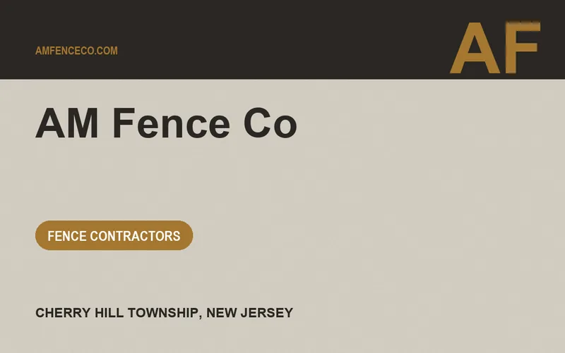 AM Fence Co in Cherry Hill Township, New Jersey