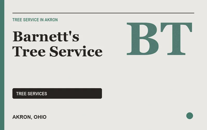 Barnett's Tree Service in Akron, Ohio
