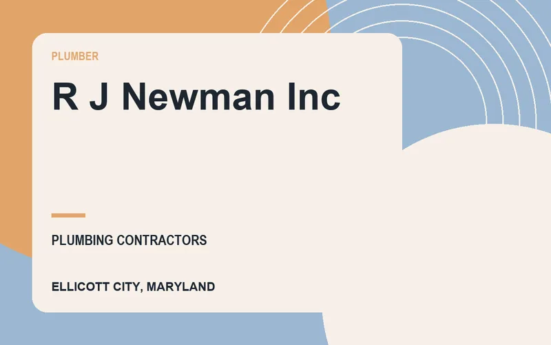 R J Newman Inc in Ellicott City, Maryland
