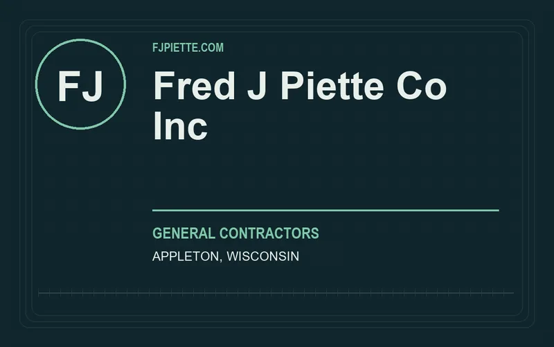 Fred J Piette Co Inc in Appleton, Wisconsin