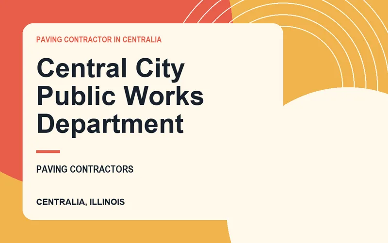 Central City Public Works Department in Centralia, Illinois