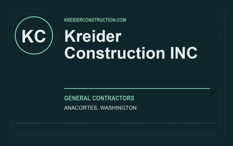 Kreider Construction INC in Anacortes, Washington