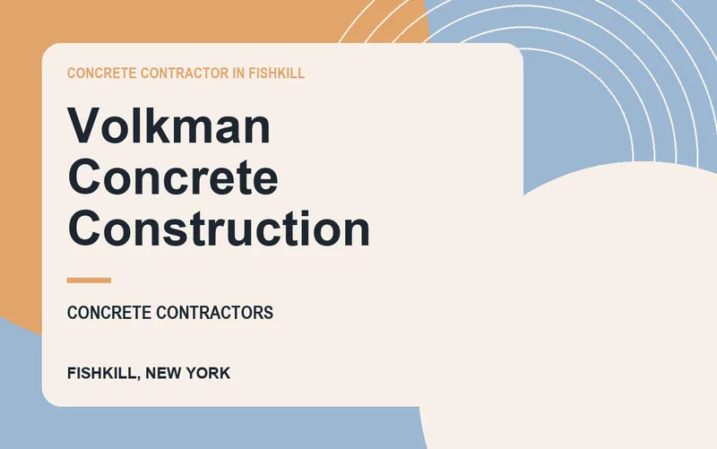Volkman Concrete Construction in Fishkill, New York