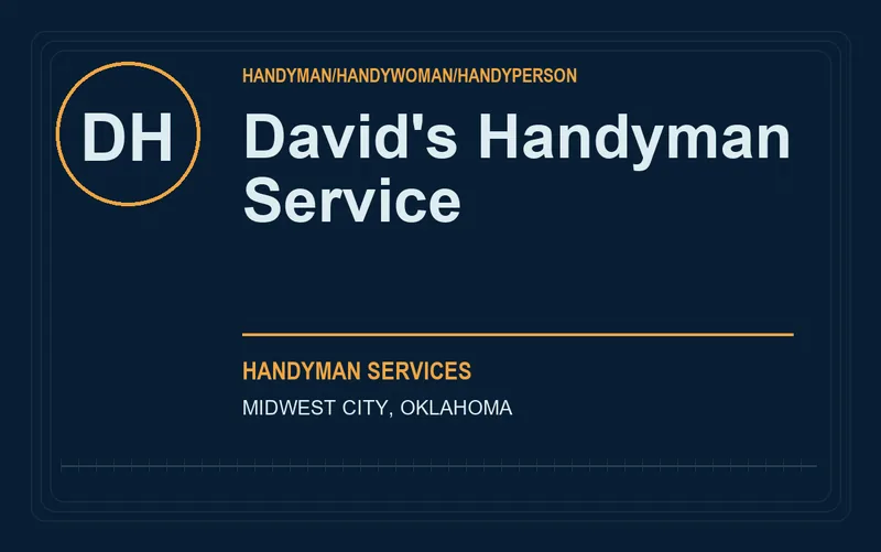 David's Handyman Service in Midwest City, Oklahoma