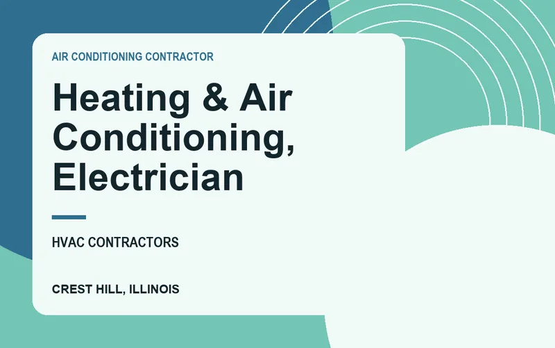 Heating & Air Conditioning, Electrician in Crest Hill, Illinois