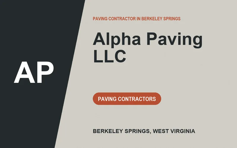 Alpha Paving LLC in Berkeley Springs, West Virginia