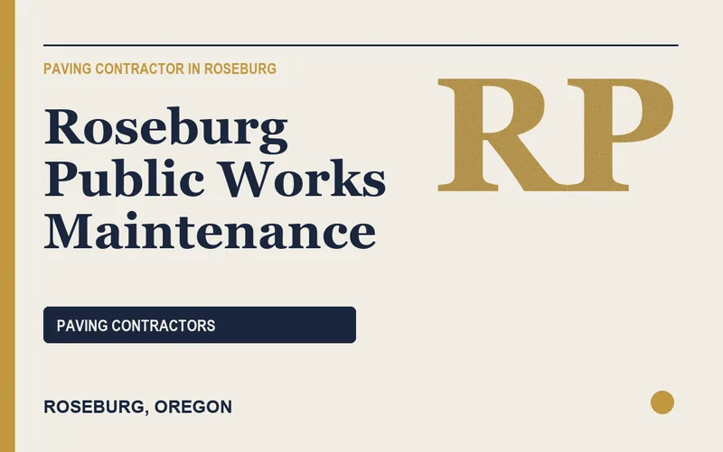 Roseburg Public Works Maintenance in Roseburg, Oregon