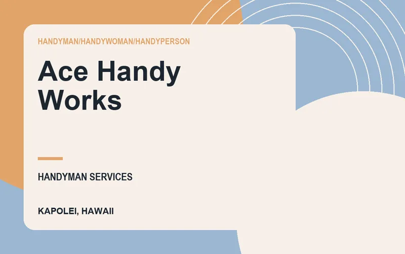 Ace Handy Works in Kapolei, Hawaii