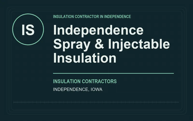 Independence Spray & Injectable Insulation in Independence, Iowa