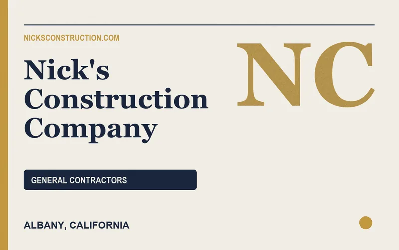 Nick's Construction Company in Albany, California