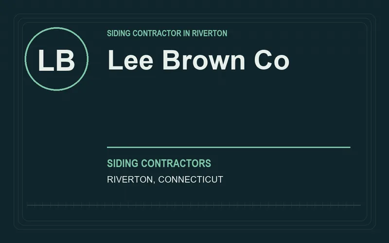Lee Brown Co in Riverton, Connecticut