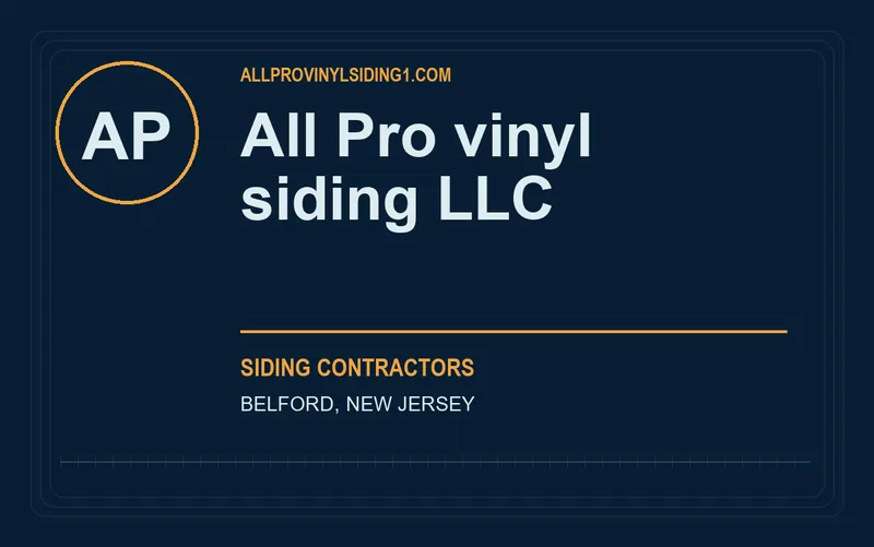 All Pro vinyl siding LLC in Belford, New Jersey