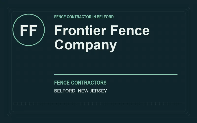Frontier Fence Company in Belford, New Jersey