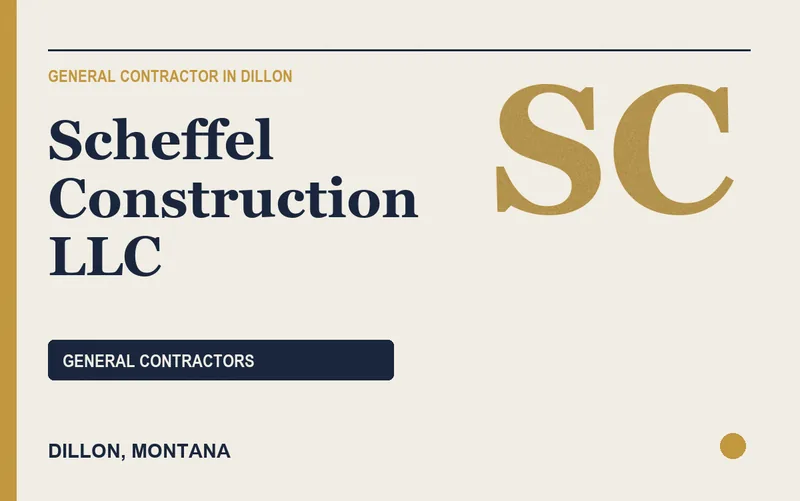 Scheffel Construction LLC in Dillon, Montana