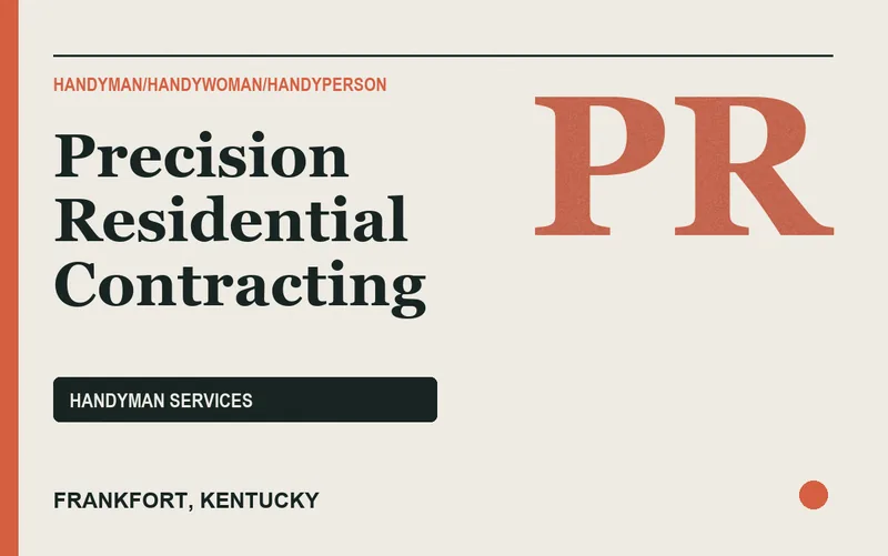 Precision Residential Contracting in Frankfort, Kentucky