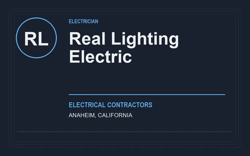 REAL LIGHTING ELECTRIC in Anaheim, California