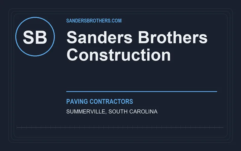 Sanders Brothers Construction in Summerville, South Carolina