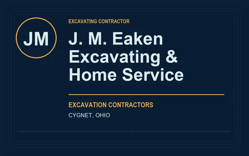 J. M. Eaken Excavating & Home Service in Cygnet, Ohio