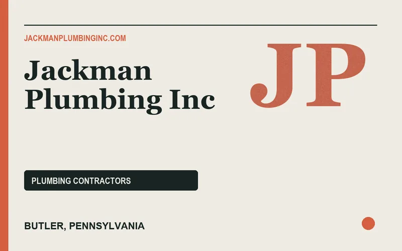 Jackman Plumbing Inc in Butler, Pennsylvania