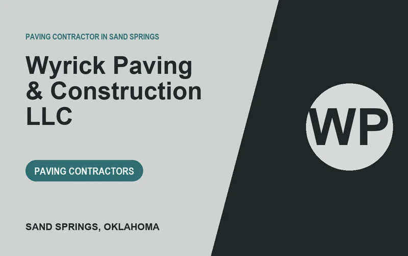 Wyrick Paving & Construction LLC in Sand Springs, Oklahoma
