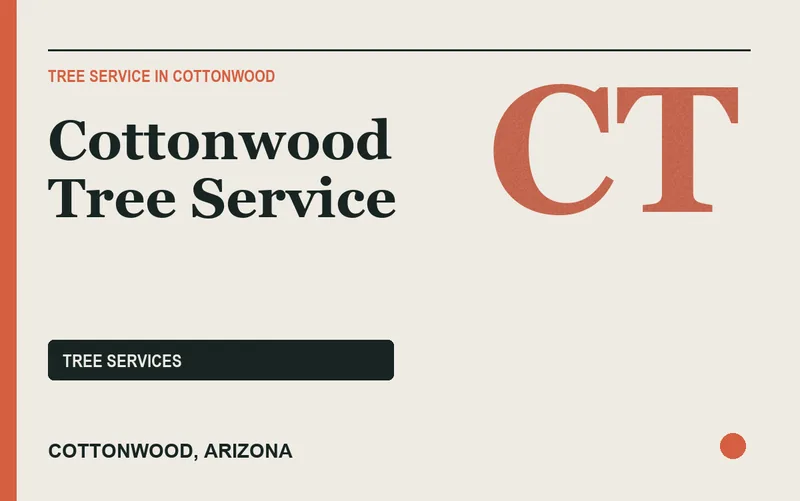 Cottonwood Tree Service in Cottonwood, Arizona