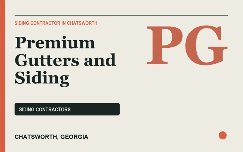 Premium Gutters and Siding in Chatsworth, Georgia