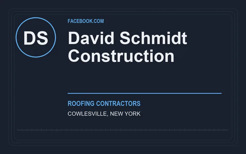 David Schmidt Construction in Cowlesville, New York
