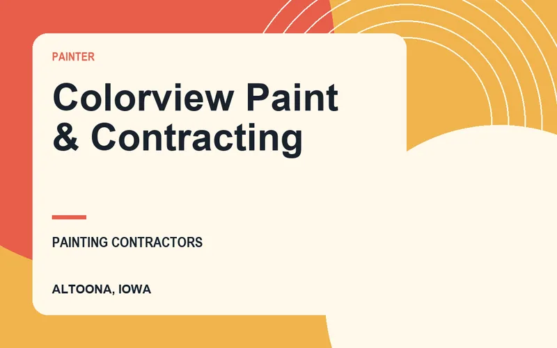 Colorview Paint & Contracting in Altoona, Iowa