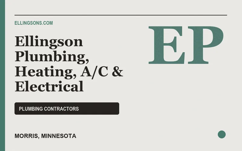Ellingson Plumbing, Heating, A/C & Electrical in Morris, Minnesota