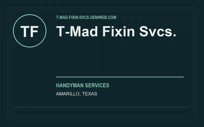 T-Mad Fixin Svcs. in Amarillo, Texas