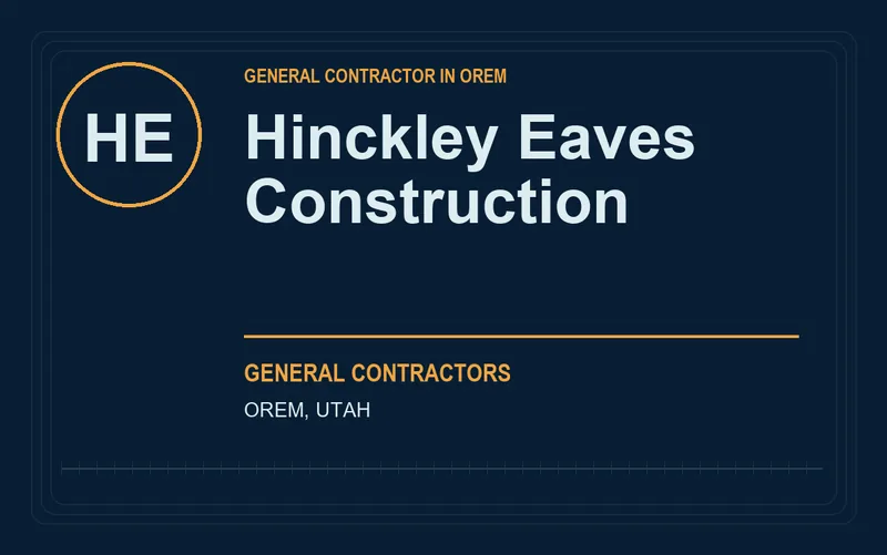 Hinckley Eaves Construction in Orem, Utah