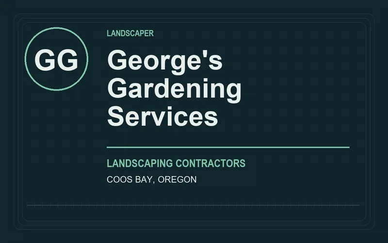 George's Gardening Services in Coos Bay, Oregon