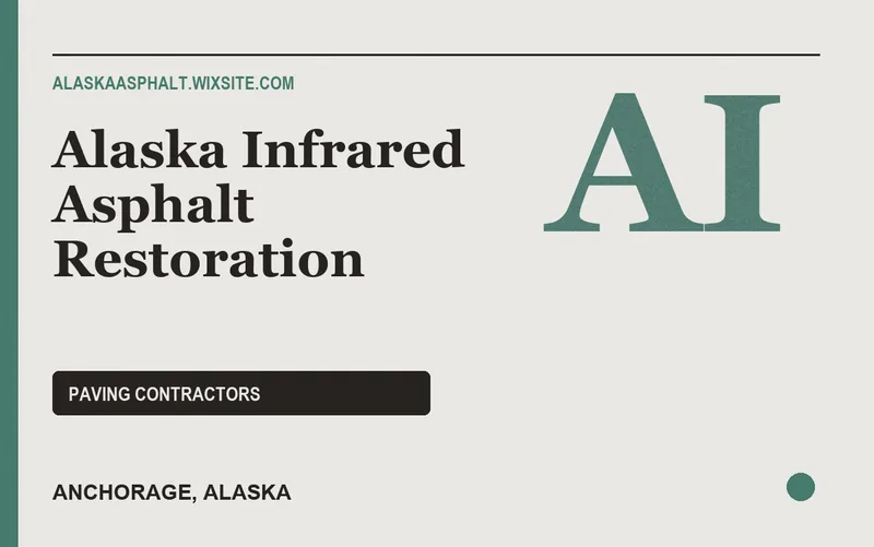 Alaska Infrared Asphalt Restoration in Anchorage, Alaska