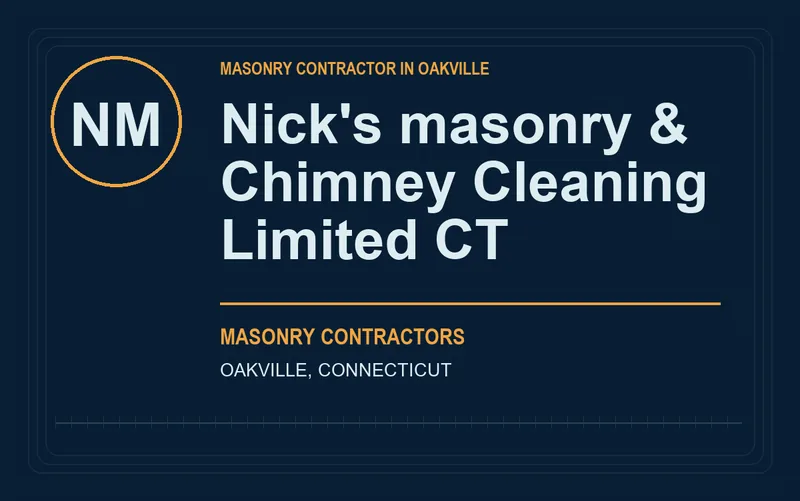 Nick's masonry & Chimney Cleaning Limited CT in Oakville, Connecticut