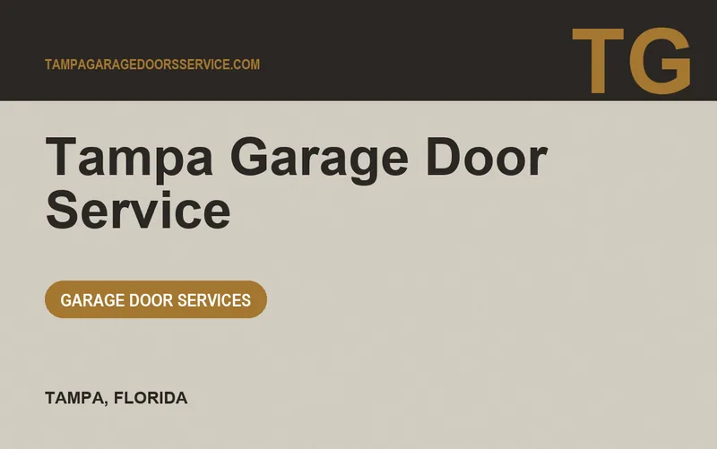 Tampa Garage Door Service in Tampa, Florida
