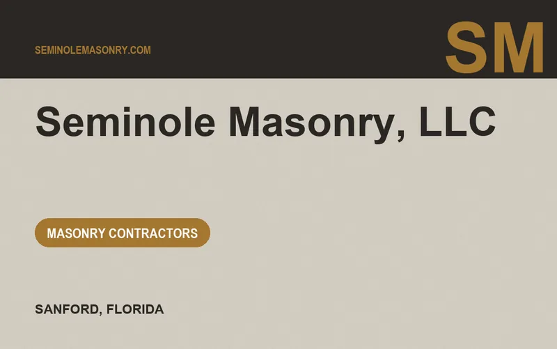 Seminole Masonry, LLC in Sanford, Florida