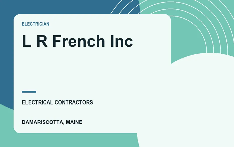L R French Inc in Damariscotta, Maine