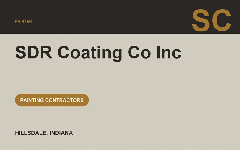SDR Coating Co Inc in Hillsdale, Indiana