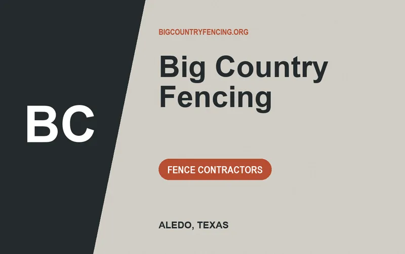 Big Country Fencing in Aledo, Texas