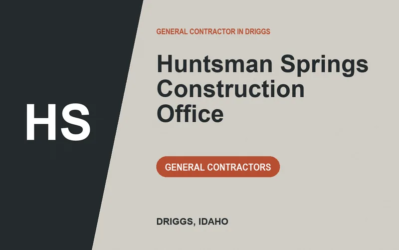 Huntsman Springs Construction Office in Driggs, Idaho