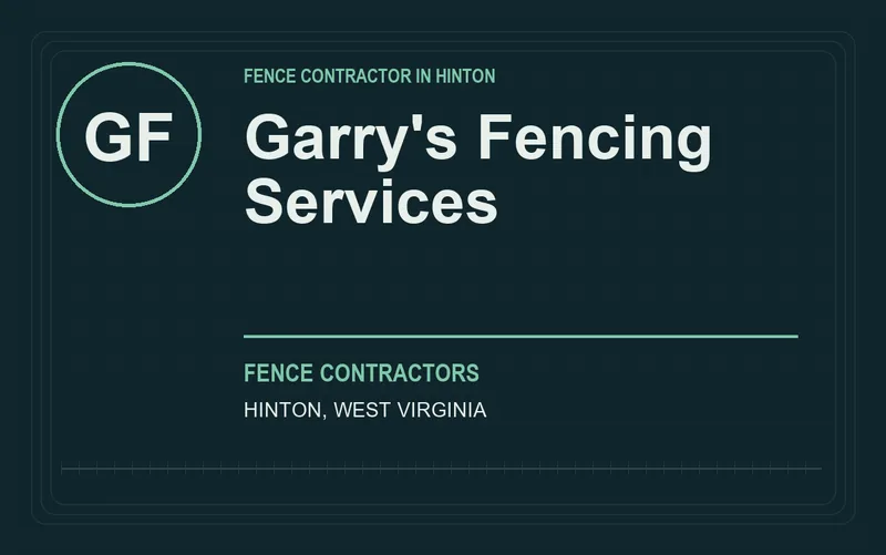 Garry's Fencing Services in Hinton, West Virginia