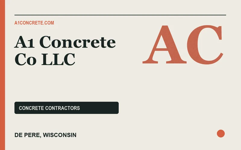A1 Concrete Co LLC in De Pere, Wisconsin