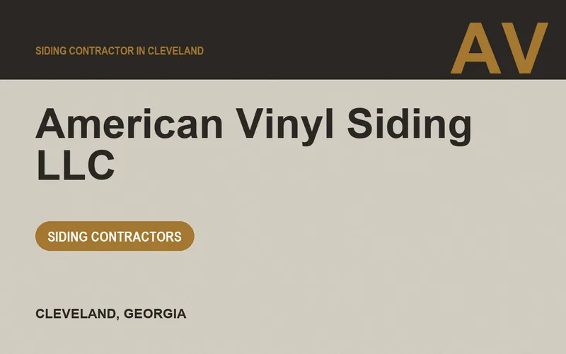 American Vinyl Siding LLC in Cleveland, Georgia