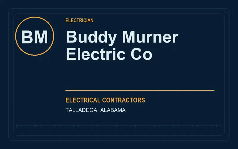 Buddy Murner Electric Co in Talladega, Alabama