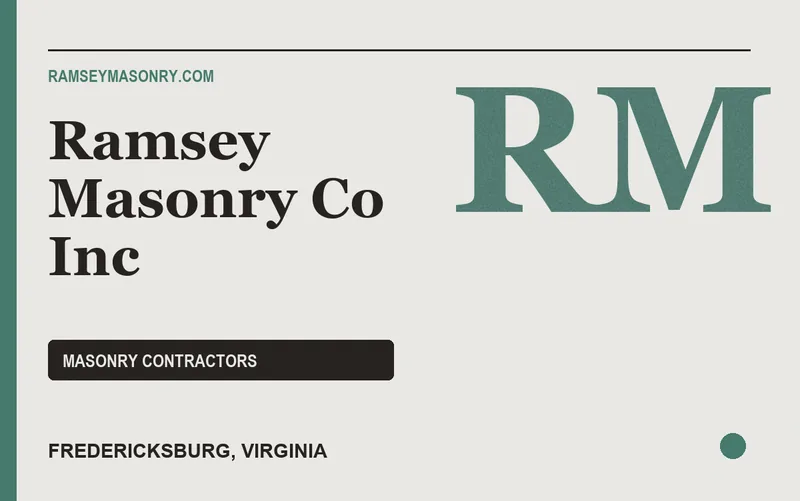Ramsey Masonry Co Inc in Fredericksburg, Virginia