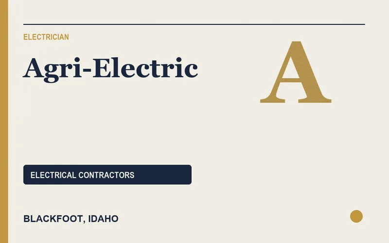 Agri-Electric in Blackfoot, Idaho